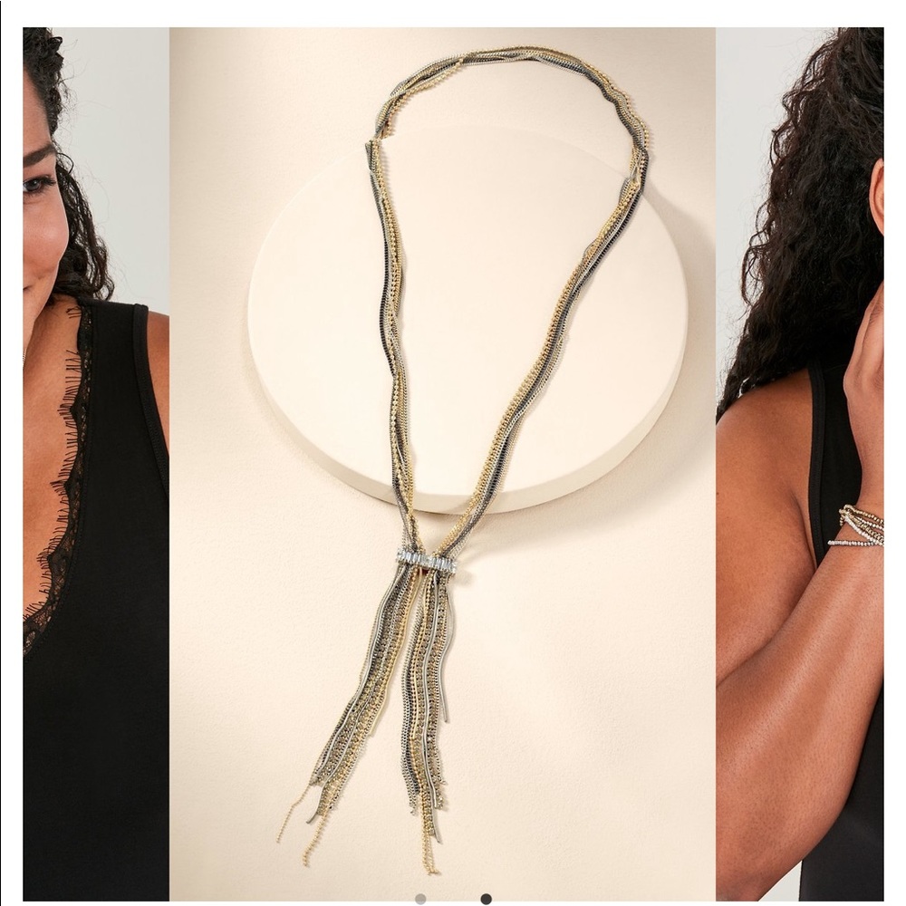 Stella & Dot Bowie Lariat necklace